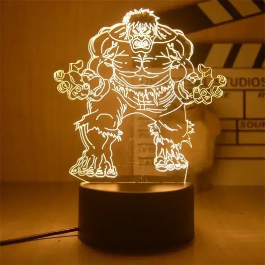 Avengers Helded LED-Lampe gepanzert - 3D 18cm