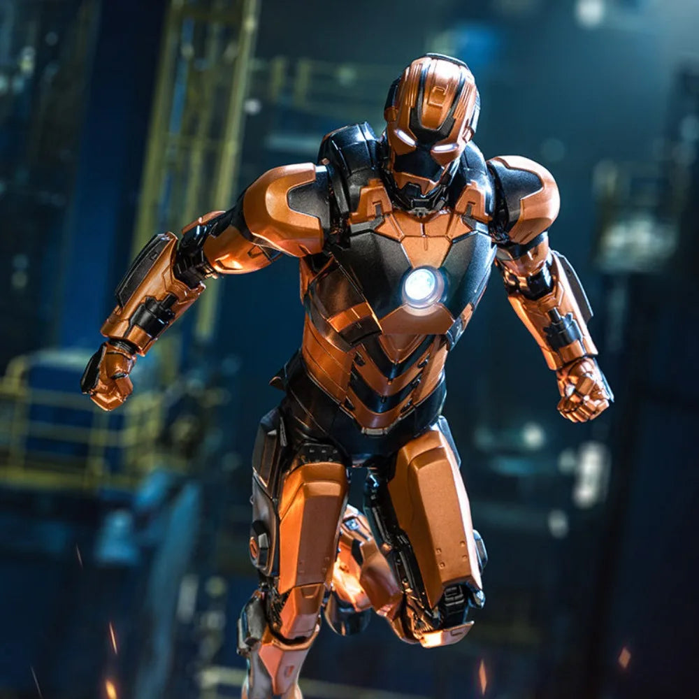 ZD Toys Iron Man MK39 Starboost Figur – Teal-Variante