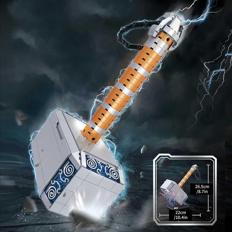 Avengers Thor's Hammer Bausteinfigur - 975 Teile