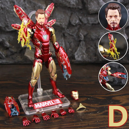 ZD Toys Iron Man MK85 2.0 LED Figur – Unmaskierte Variante D