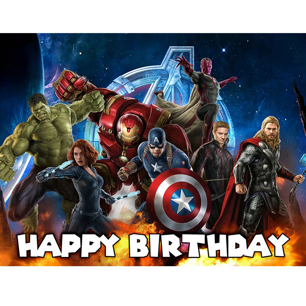 Poster Geburtstag Avengers Ultron - Happy Birthday