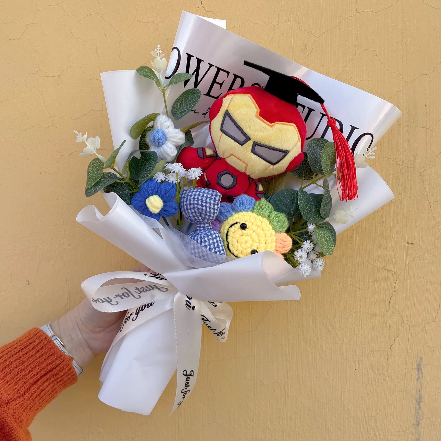 Avengers Spider-Man Strauß - handgemachtes Plüschgeschenk