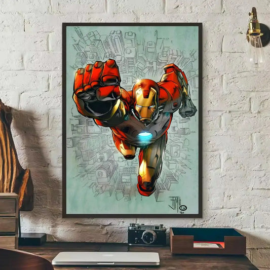 Iron Man Aufkleber – Beschädigte Rüstung