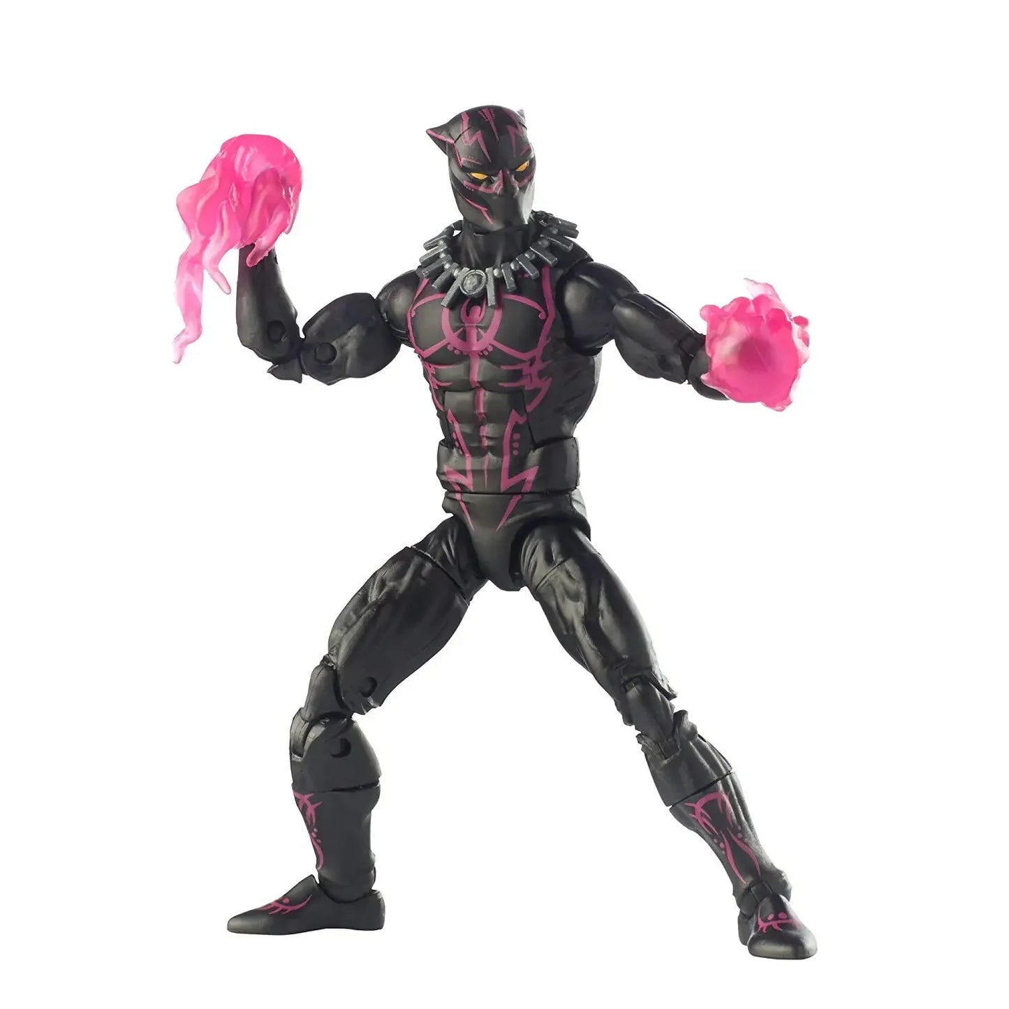 Marvel Legends Black Panther Figur – Vibranium-Anzug Rosa Effekte 15cm