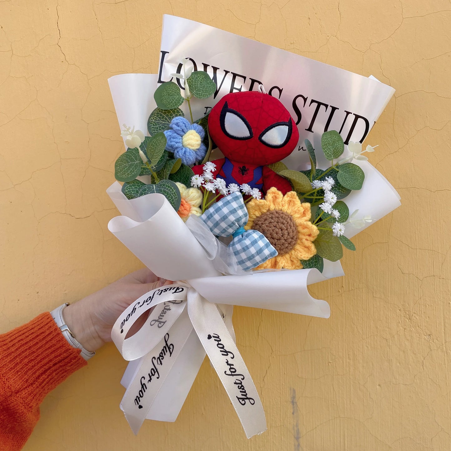 Avengers Spider-Man Strauß - handgemachtes Plüschgeschenk