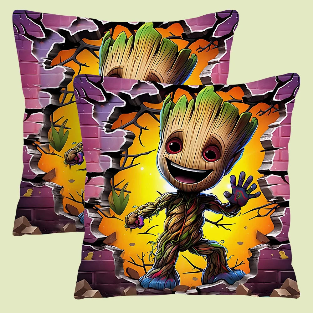 Kissenbezug Baby Groot – Daumen hoch, Sternen-Vollmond