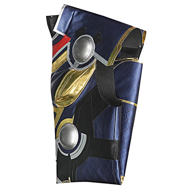 Thor Love and Thunder Cosplay Kostüm - Odinson Jumpsuit Roter Umhang Rüstung