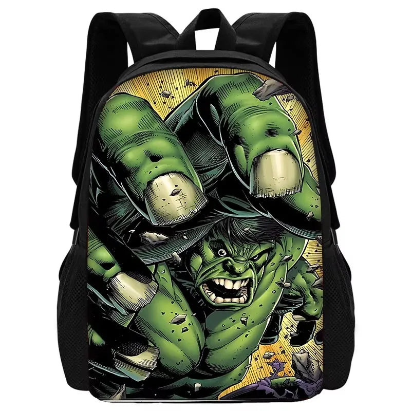 Kinderrucksack Hulk - Goldener Comic-Explosions-Stil