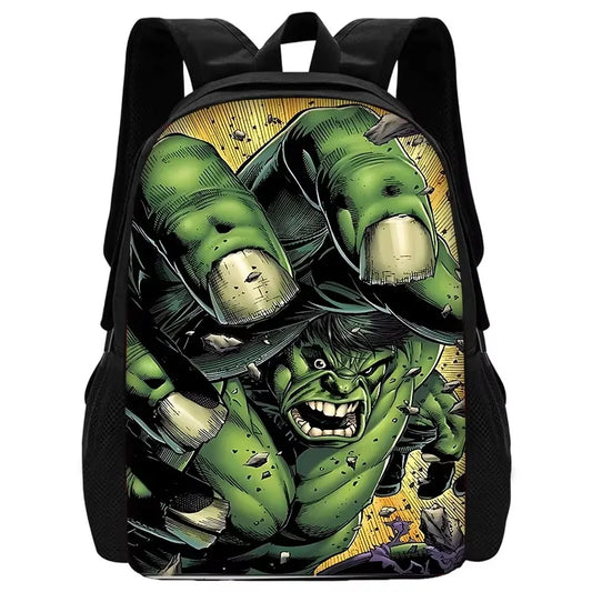 Kinderrucksack Hulk - Goldener Comic-Explosions-Stil