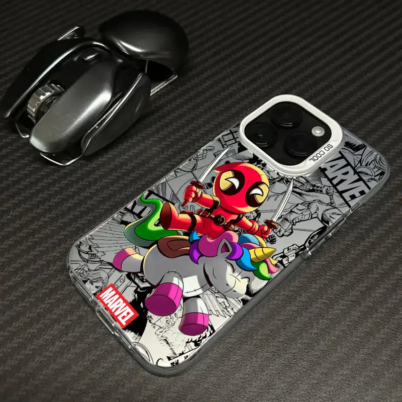 Xiaomi Avengers Deadpool Handyhülle - Chibi Einhorn Comics