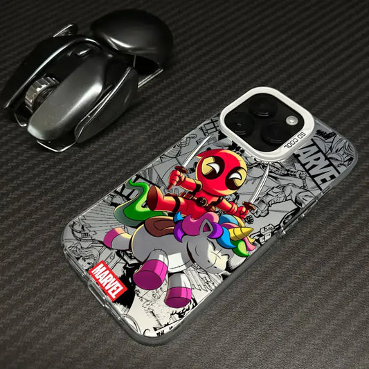 Xiaomi Avengers Deadpool Handyhülle - Chibi Einhorn Comics