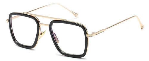 Avengers Iron Man Brille - Edith Stil Klare Gläser