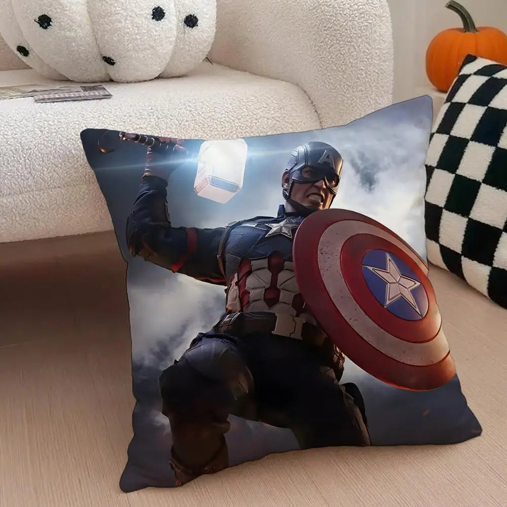 Kissenbezug Captain America – Ikonisches Porträt
