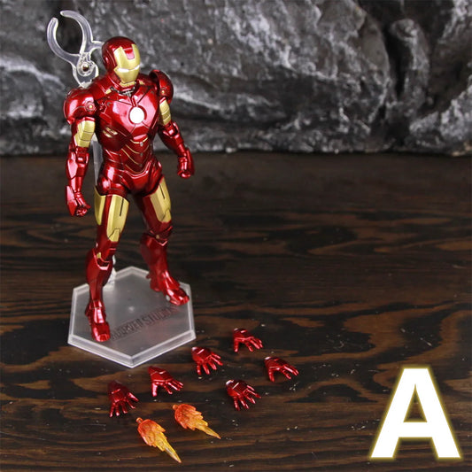 LED-Figur Avengers Iron Man Mark IV – stehende Pose mit austauschbaren Händen