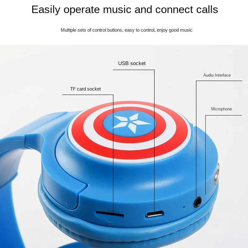 Avengers Iron Man Bluetooth-Kopfhörer - Schwarz