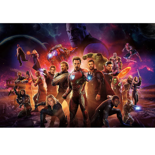 Poster Avengers Infinity War - Thanos Bedrohung