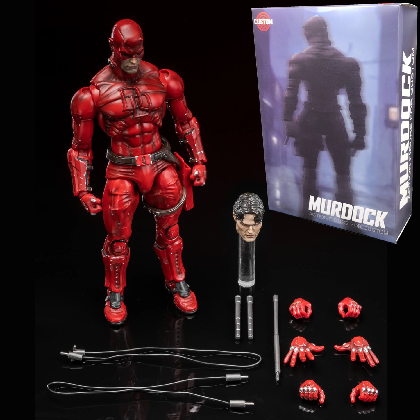Daredevil-Figur – Klassisches rotes Kostüm