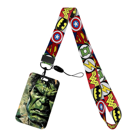 Hulk-Ausweishalter – strukturiertes Zeitungs-Design