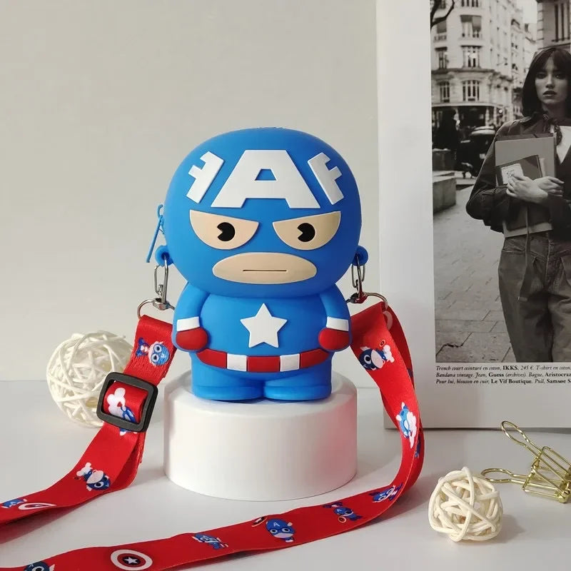 Umhängetasche Avengers Captain America Figur - Blau