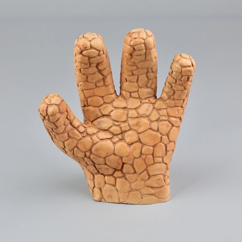 Maske und Handschuhe Das Ding - Cosplay Fantastic Four Latex Erwachsene