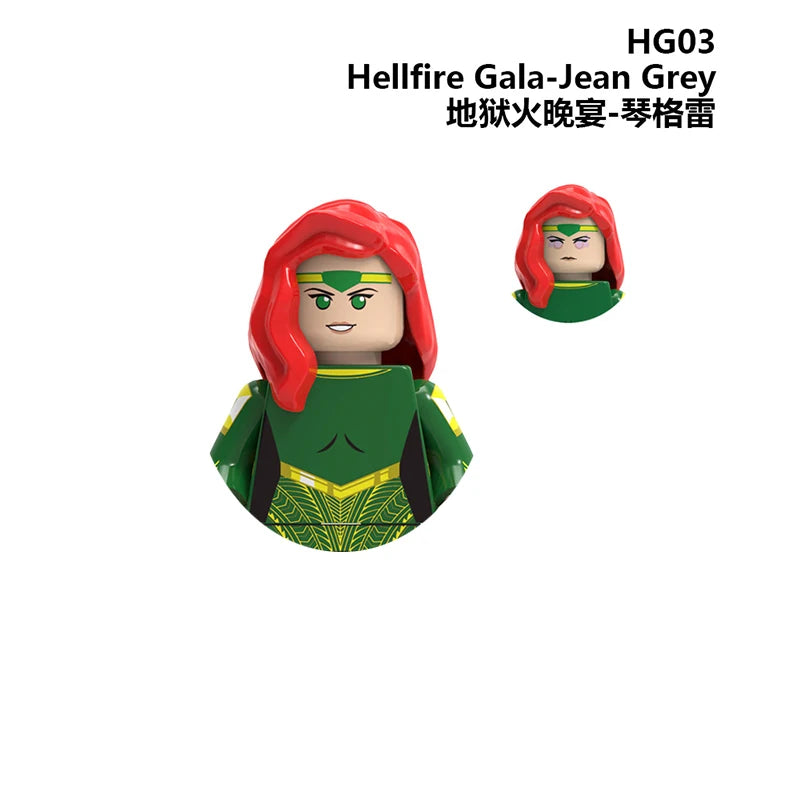 Jean Grey Figur - Hellfire Gala Grün