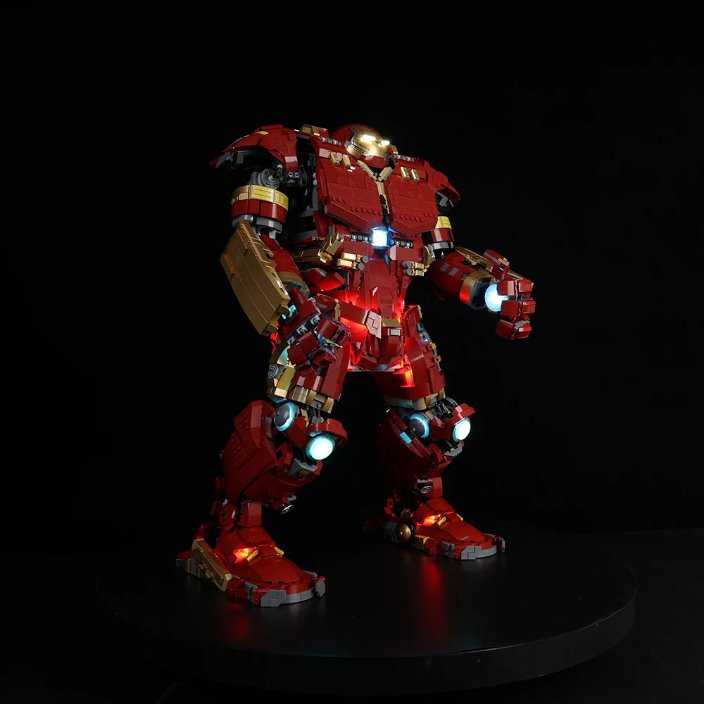 LED-Beleuchtungsset für LEGO Hulkbuster 76210 – Komplettbeleuchtung