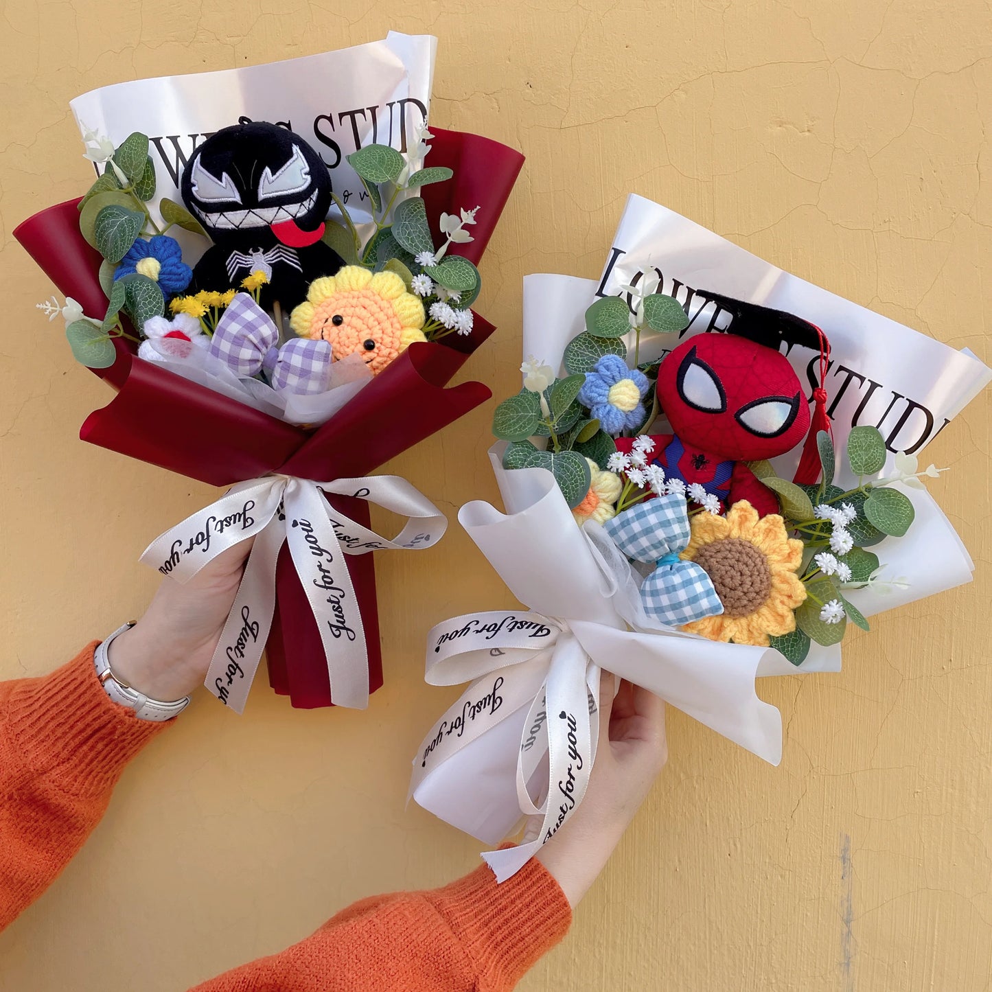 Avengers Spider-Man Strauß - handgemachtes Plüschgeschenk