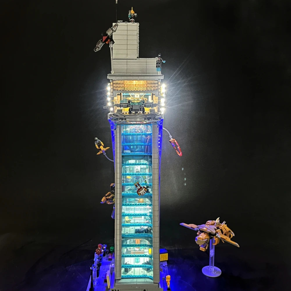 BYB LED-Kit für LEGO 76269 Avengers Tower - Dekorative Beleuchtung Fernbedienung
