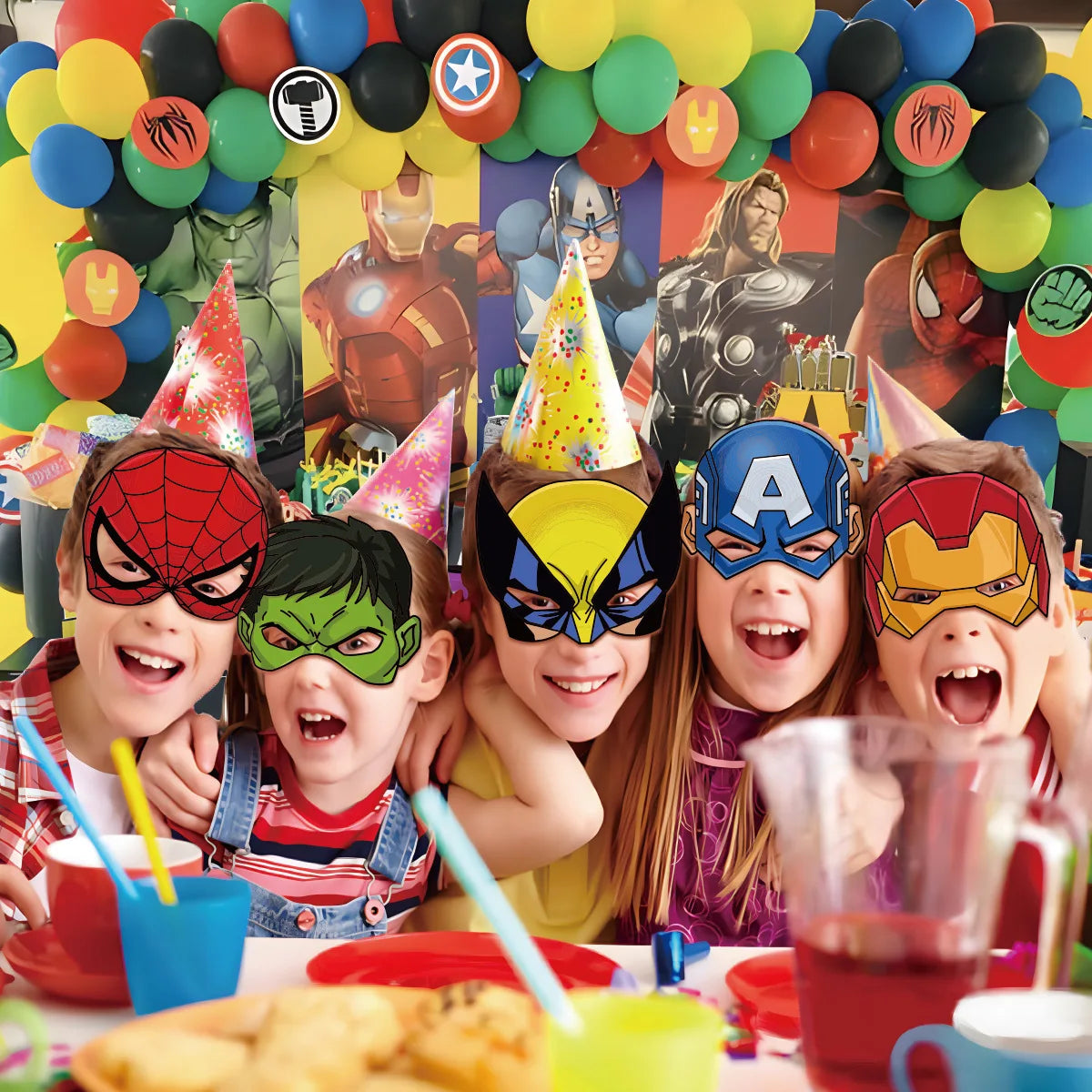 Avengers-Masken – 12er-Pack Masken