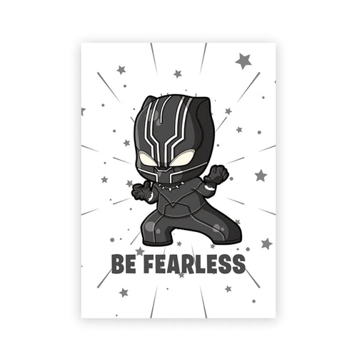 Poster Chibi Black Panther – Sei furchtlos