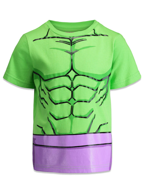 Kinder T-Shirt Avengers Hulk - Superheld Grün