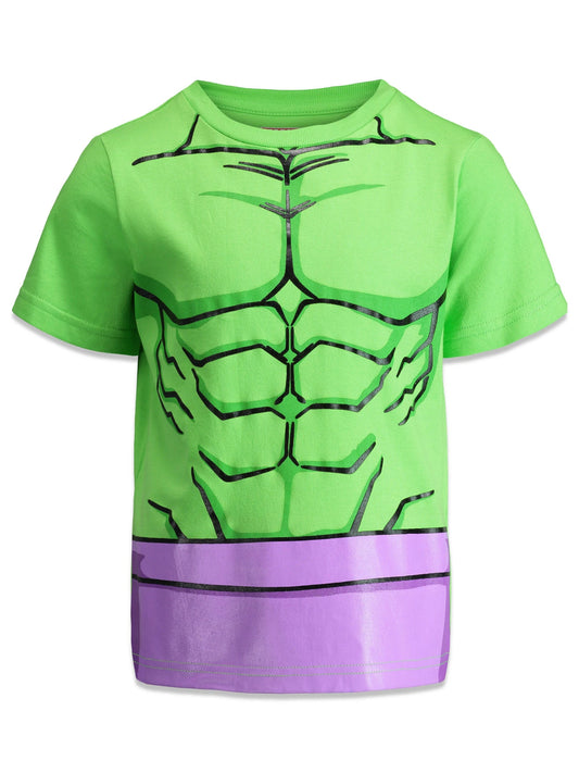Kinder T-Shirt Avengers Hulk - Superheld Grün
