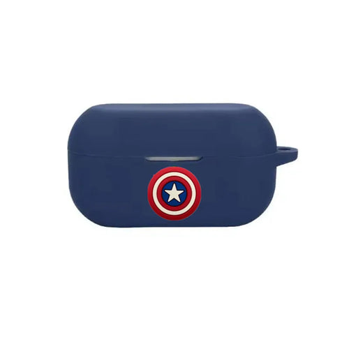 Avengers Captain America Kopfhörerhülle – Marineblaues Schild