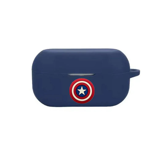 Avengers Captain America Kopfhörerhülle – Marineblaues Schild