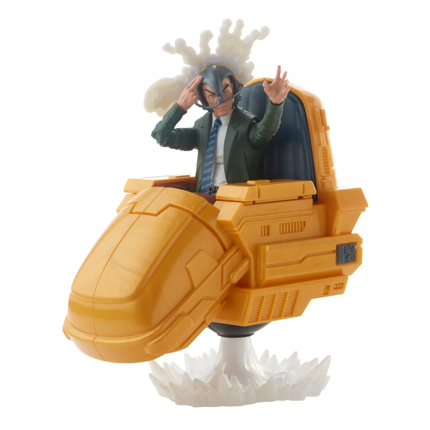 Professor X Figur – Goldener Schwebestuhl mit Zubehör
