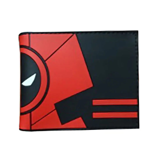 Avengers Deadpool Brieftasche – Eckiges Design Schwarz Rot