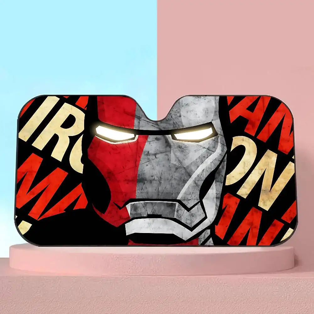 Iron Man Auto Sonnenblende - UV-Schutz Windschutzscheibe