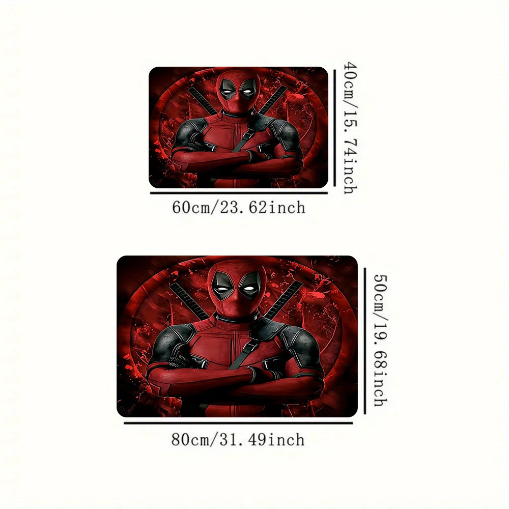 Marvel Teppich Deadpool & Wolverine - Flammen Duo Design