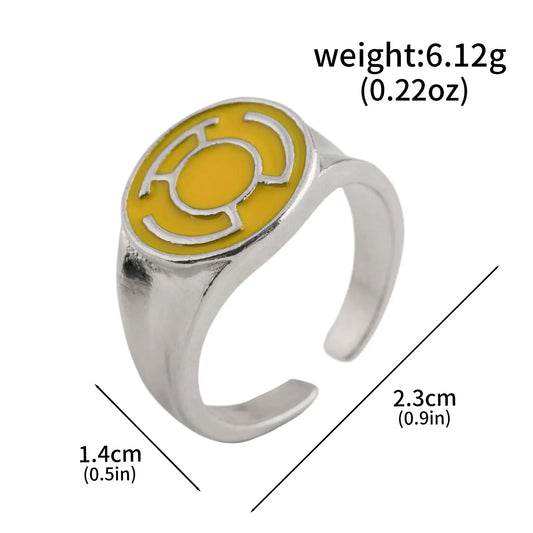 Avengers-Ring – Gelbes Kreis-Symbol