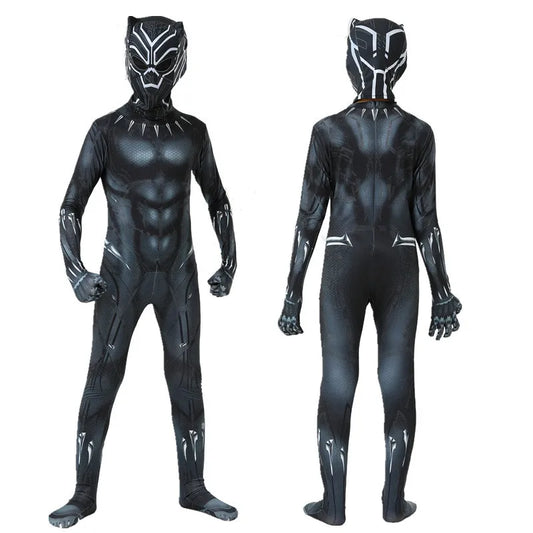 Black Panther Kostüm - Ganzkörperanzug mit Maske