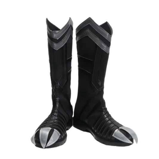 Black Panther Schuhe - Schwarze Krallenstiefel