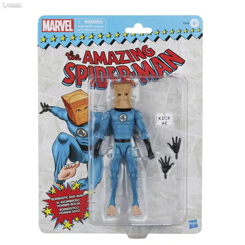 Hasbro Bag-Man Figur – Amazing Spider-Man Vintage Papiertüte