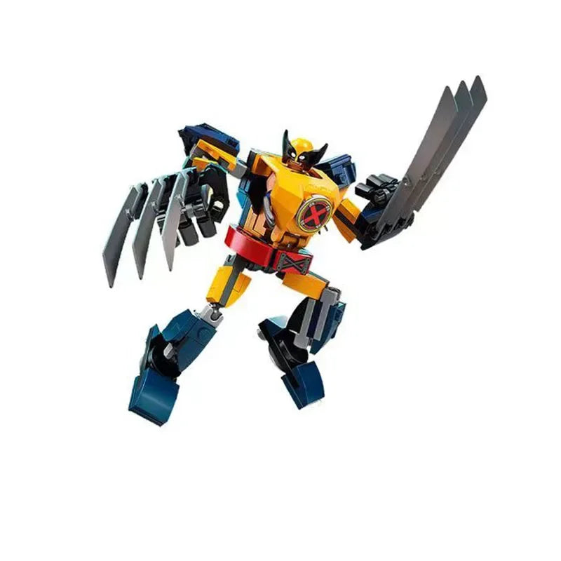 Baukästen Mecha Avengers - Captain America Hulk Wolverine Thanos