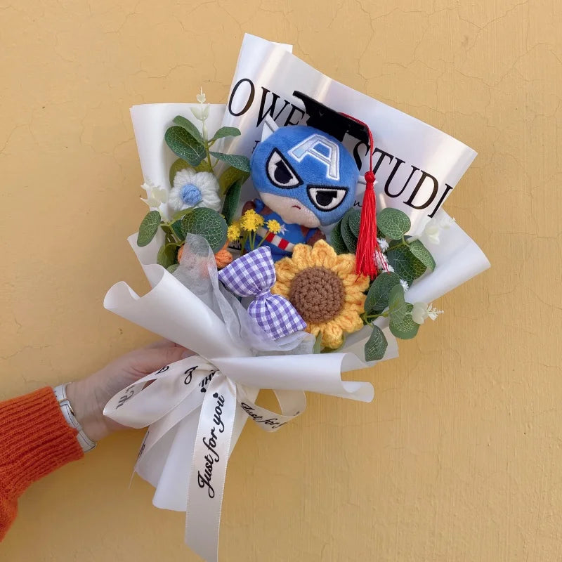 Avengers Spider-Man Strauß - handgemachtes Plüschgeschenk