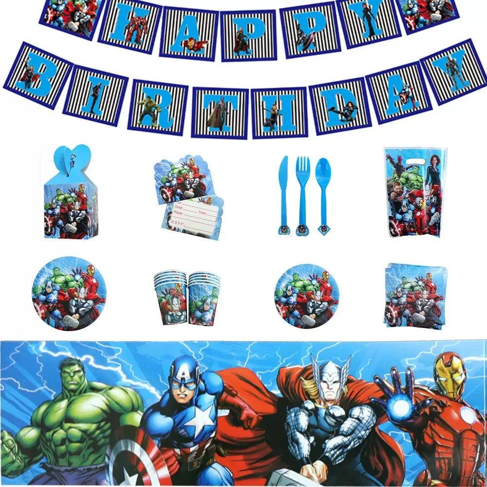 Avengers Geburtstag Deko - Tortenaufsätze x25