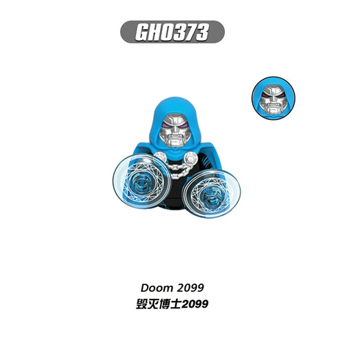 Figur Bausteine Doom 2099 - Blaue Kapuze Energieschild