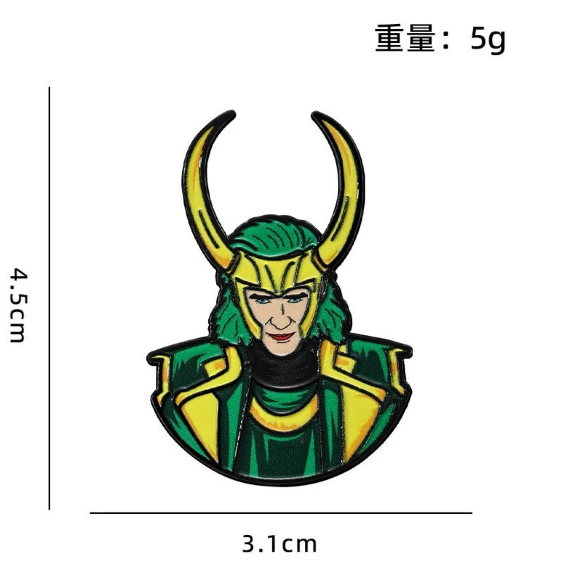 Emaille-Anstecker Avengers - Loki