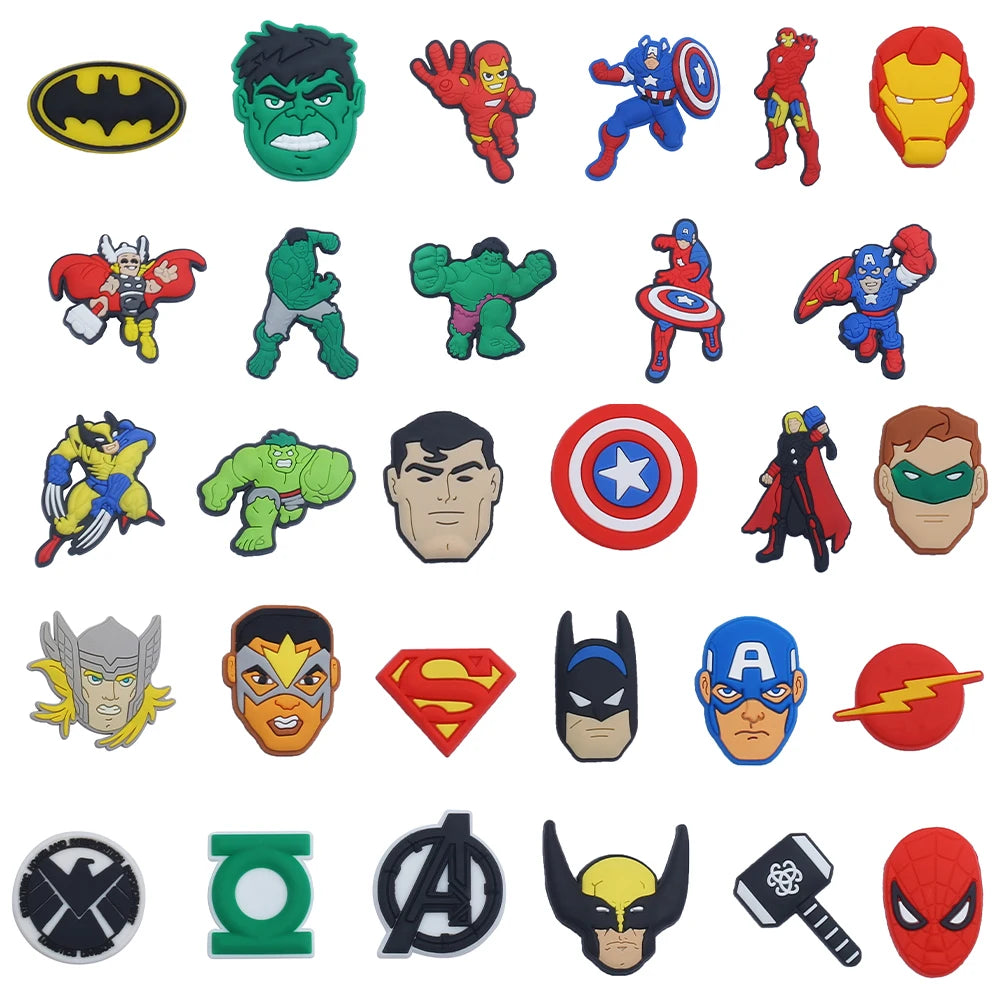 Avengers Superhelden Charms - Schuhzubehör 30 Stück