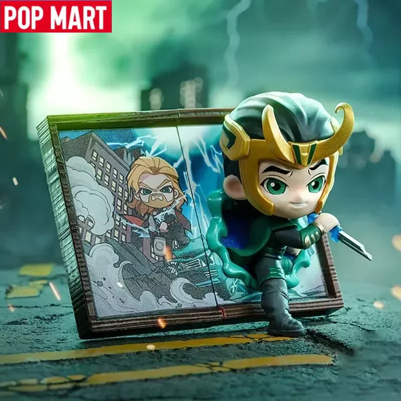 Blind Box POP MART Marvel Bilderrahmen - Serie 10 Überraschungsfigur