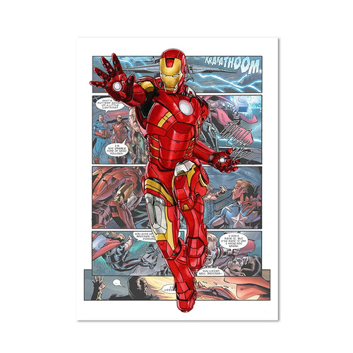 Poster Iron Man - Comic